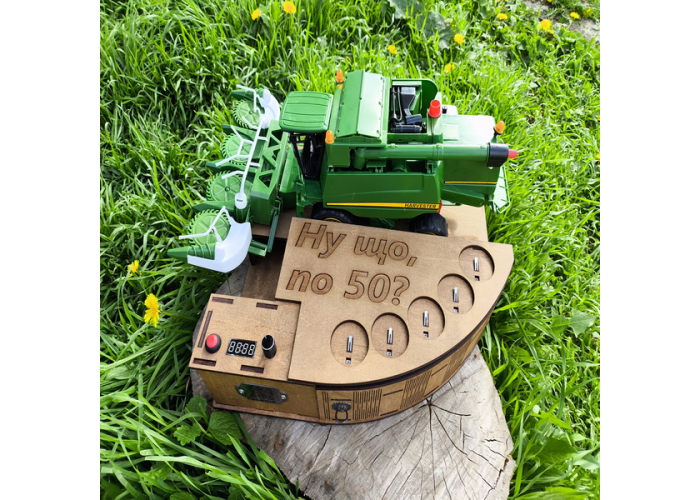 Наливатор «Комбайнер» John Deere под 5 рюмок