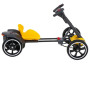 Дитячий електромобіль GO KART F1 жовтий з пультом і Bluetooth 390 Вт