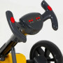 Дитячий електромобіль GO KART F1 жовтий з пультом і Bluetooth 390 Вт