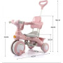 Дитячий триколісний велосипед Baby Carriage 588 рожевий з батьківською ручкою