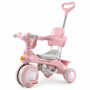 Дитячий триколісний велосипед Baby Carriage 588 рожевий з батьківською ручкою