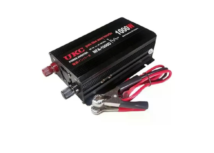 Инвертор 5 CORE 1000W 12V-220V • Преобразователь напряжения 5 CORE 1000W DC/AC 12V с USB и модифицированной синусоидой