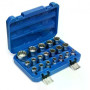 Набір 12-гранних торцевих головок Kraft&Dele KD10348 21 шт 1/2″