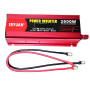 Перетворювач напруги 2600W 12V у 220V з чистою синусоїдою та LCD-дисплеєм