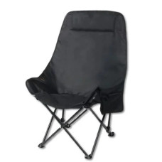 Складной туристический стул MA560black 45×93×58 см зеленый до 200 кг • Кресло для пикника, рыбалки, кемпинга и отдыха на природе