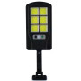 Вуличний настінний світильник Bailong Solar BL-T06-6COB на сонячній батареї з датчиком руху