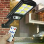 Вуличний настінний світильник Bailong Solar BL-T06-6COB на сонячній батареї з датчиком руху