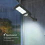 Вуличний настінний світильник Bailong Solar BL-T06-6COB на сонячній батареї з датчиком руху