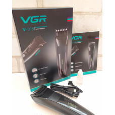 Професійна машинка для стрижки VGR V-015 на акумуляторі з USB зарядкою