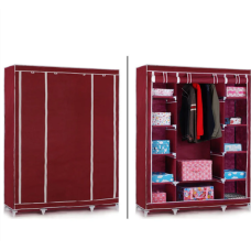 Складна тканинна шафа STORAGE WARDROBE 88130 на 3 секції, 130х45х175 см