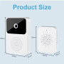Бездротовий дверний WIFI дзвінок Doorbell X9 · Відеодомофон з Wi-Fi камерою та датчиком руху