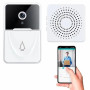 Бездротовий дверний WIFI дзвінок Doorbell X9 · Відеодомофон з Wi-Fi камерою та датчиком руху