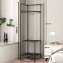 Кутова підлогова вішалка-стелаж Corner rack ∙ Стійка з поперечиною для вішалок до передпокою
