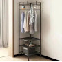 Кутова підлогова вішалка-стелаж Corner rack ∙ Стійка з поперечиною для вішалок до передпокою