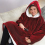 Плед-Толстовка з капюшоном і рукавами Huggle Hoodie Blanket 3-в-1 Унісекс • Теплий худі + Зігріваючий ковдру + Домашній халат