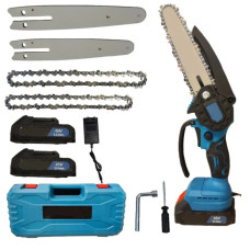 Акумуляторна ланцюгова пилка з 2 шинами Chain Saw 6 та 8 • Потужна міні-пила для дому та саду