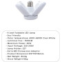 Лампочка складна світлодіодна 4 лопаті E27 KK-202 • LED лампа Mini Fan Blade Bulb E27 KK-202 60W