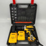 Шуруповерт Electric Drill KAR 600 з набором слюсарного інструменту ∙ Універсальний шуруповерт з насадками Electric Drill 24W