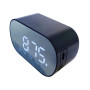 Bluetooth колонка з годинником S15 BT ∙ Портативна бездротова колонка з будильником, FM-радіо, LED-дисплеєм і підтримкою microSD