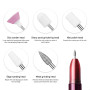 Фрезер для манікюру та педикюру Flawless Salon Nails червоний • Портативна машинка для нігтів з насадками для домашнього догляду