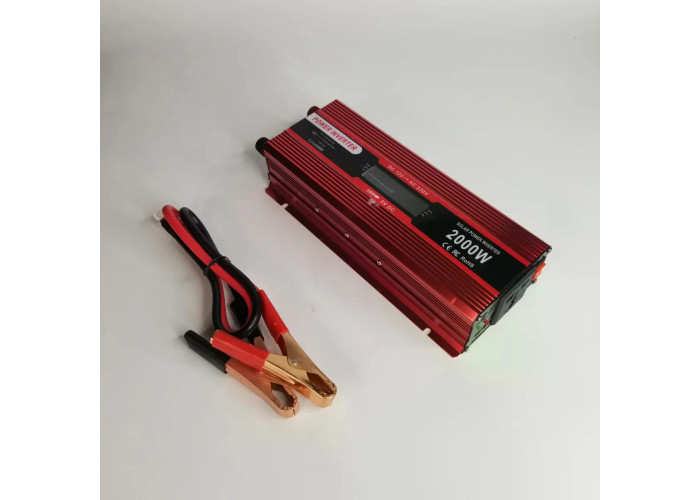Інвертор 5 CORE 2000W 12V LCD • Перетворювач напруги 5 CORE 2000W 12V-220V Digital з робочою потужністю 1000 Вт і дисплеєм