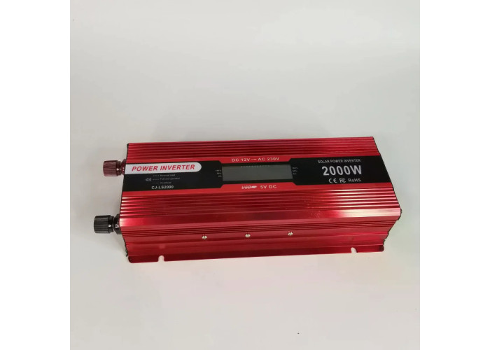 Інвертор 5 CORE 2000W 12V LCD • Перетворювач напруги 5 CORE 2000W 12V-220V Digital з робочою потужністю 1000 Вт і дисплеєм
