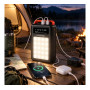 Power Bank Aroimac 69-88 100000 mAh черный • Внешний аккумулятор Aroimac 69-88 100000 mAh с LED-фонарем и цифровым индикатором