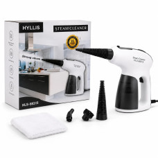 Ручний пароочисник HYLLIS HLS-88315 1500 Вт • Пароочисник-відпарювач TV-SH-03 3,5 бар з баком 330 мл і насадками для дому