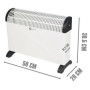 Конвектор Domotec Heater MS-5904 ∙ Потужний домашній конвекторний обігрівач 2000Вт