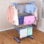 Сушарка складна для білизни GARMENT RACK Вертикальна пересувна стійка-сушарка для сушіння речей та білизни, на коліщатках