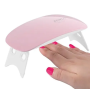 Лампа для манікюру SUN Mini UV/LED для полімеризації гелю та сушіння гель-лаку, 6W