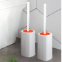 Туалетний йоржик Toilet brush з вигнутою щіткою для важкодоступних місць · Щітка чистяча для унітазу