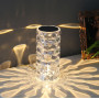 Настільна лампа - нічник Алмаз Crystal Lamp Diamond RGB · Кришталевий атмосферний світильник на акумуляторі, 16 кольорів