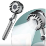 Інноваційна лійка для душу Massage filter shower ∙ Масажна насадка з силіконовими шипами ∙ 3 режими