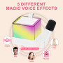 Міні-дитяче караоке з RGB-підсвіткою K18 ∙ Bluetooth-колонка K18 з 2 мікрофонами