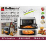 Аэрофритюрница Hoffmans HM-792 15 л • Мультипечь-аэрогриль Hoffmans 2400 Вт с двумя ТЭНами и сенсорным управлением