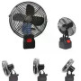 Акумуляторний вентилятор Lithium Electric Fan 48V чорний