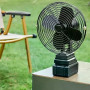 Акумуляторний вентилятор Lithium Electric Fan 48V чорний