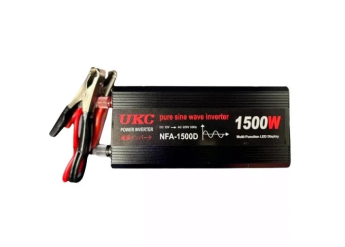Інвертор 5 CORE 1500W 12V AC/DC • Перетворювач напруги 5 CORE 1500W 12V із синусоїдальним виходом для автономного живлення