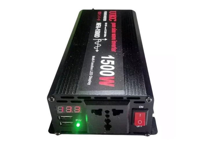 Інвертор 5 CORE 1500W 12V AC/DC • Перетворювач напруги 5 CORE 1500W 12V із синусоїдальним виходом для автономного живлення