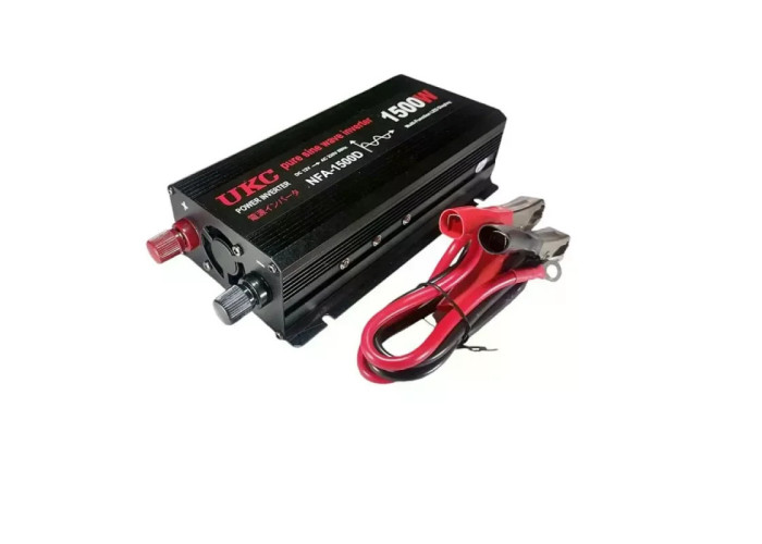 Інвертор 5 CORE 1500W 12V AC/DC • Перетворювач напруги 5 CORE 1500W 12V із синусоїдальним виходом для автономного живлення