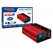 Інвертор 5 CORE UN-3058 2500W 12V • Перетворювач напруги 5 CORE UN-3058 12V-220V 1100 Вт з USB та модифікованою синусоїдою