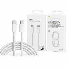 Кабель Type-C–Type-C 26X-198 60W 1 м белый