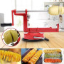 Машинка для спіральної нарізки картоплі Spiral Potato Slicer ∙ Картоплерізка ∙ Овочерізка ∙ Мультирізка спіраллю