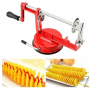 Машинка для спіральної нарізки картоплі Spiral Potato Slicer ∙ Картоплерізка ∙ Овочерізка ∙ Мультирізка спіраллю