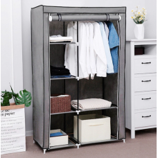 Тканинна шафа для речей Storage Wardrobe 88105 складаний гардероб 2 секції, 105 х 45 х 170 см