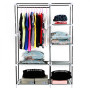 Тканинна шафа для речей Storage Wardrobe 88105 складаний гардероб 2 секції, 105 х 45 х 170 см
