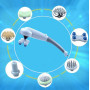 Ручний вібраційний масажер універсальний для тіла Maxtop Magic Massager 8 в 1 Вібромасажер з інфрачервоним випромінюванням і
