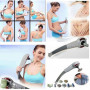 Ручний вібраційний масажер універсальний для тіла Maxtop Magic Massager 8 в 1 Вібромасажер з інфрачервоним випромінюванням і