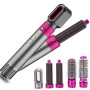 Повітряний мультистайлер Hot Air Styler 5 в 1 для різних типів волосся з насадками для сушіння, випрямлення, надання об'єму